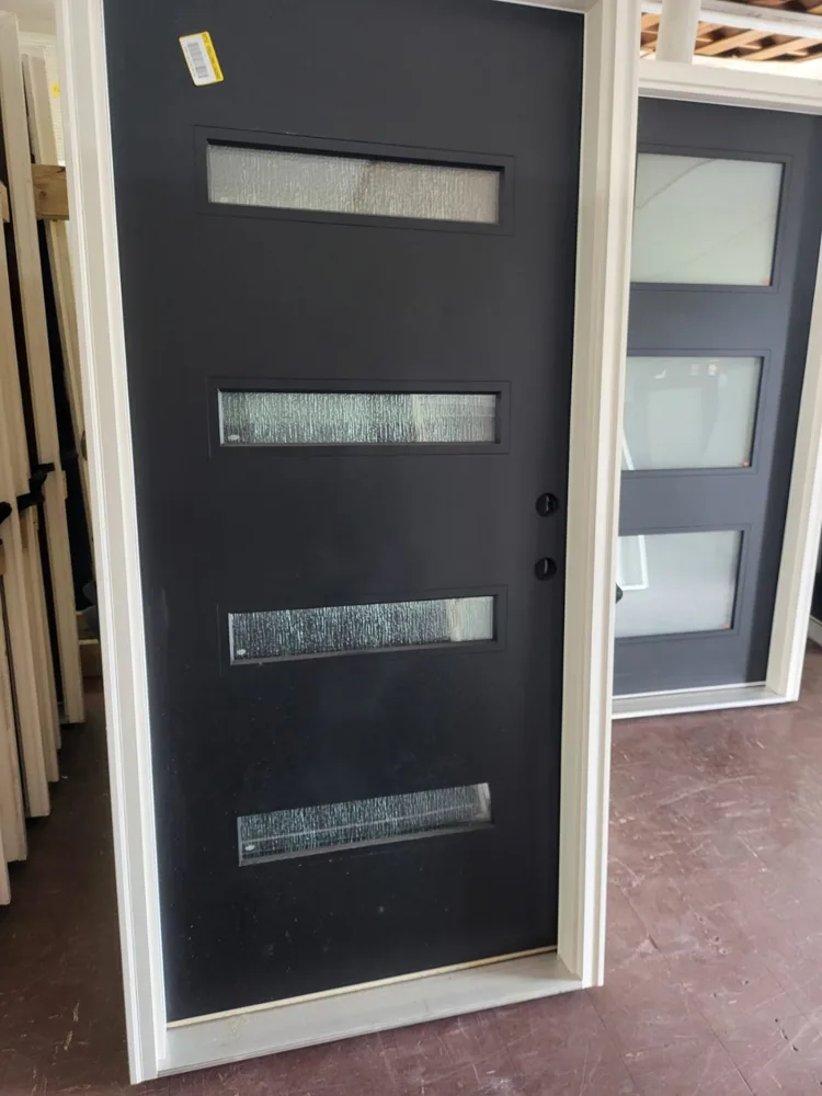 4 Light rain glass modern look